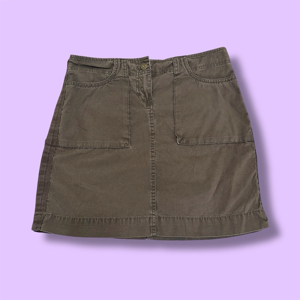 J. Crew Women's Brown Cargo Skirt